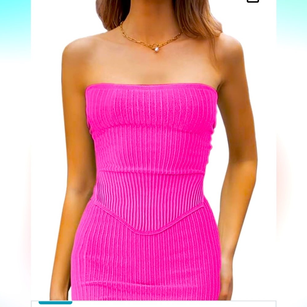 New CHYRII Womens Sexy Summer Two Piece Outfits Bandeau Going Out Crop Tops